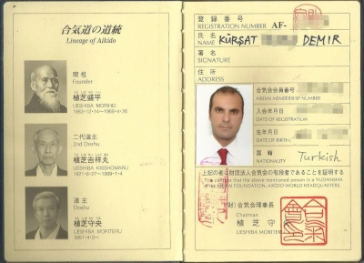Türkiye Wushu Federasyonu Katılım Belgesi