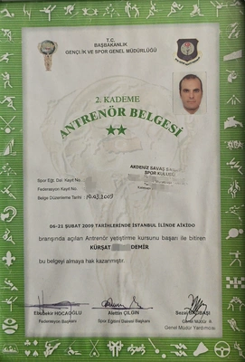 2. Kademe Antrenör Belgesi
