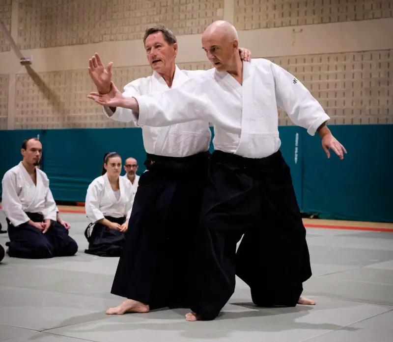 Dr. Bodo Rödel ve Christian Tissier Shihan